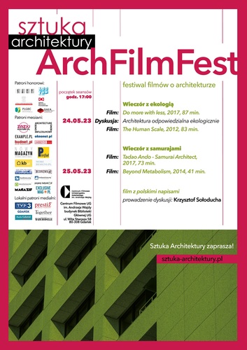 ArchFilmFest w Gdańsku. Pokazy filmów o architekturze i dyskusja.